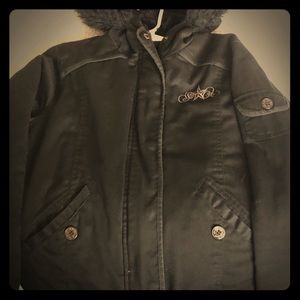 SoCal black hooded jacket